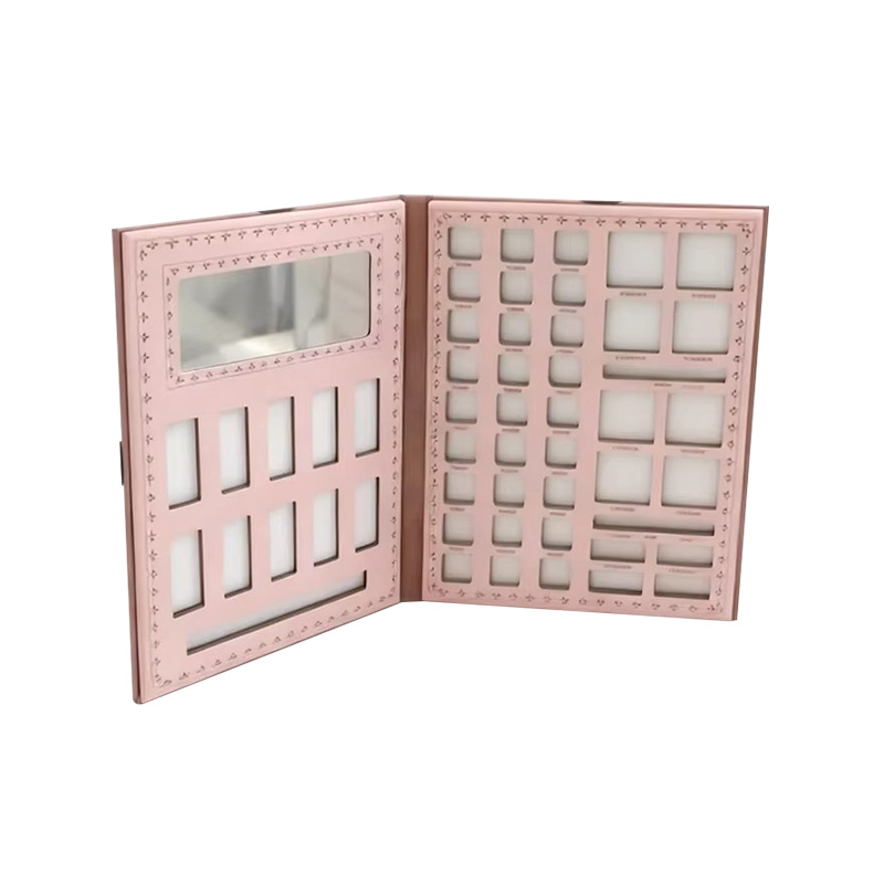 Paleta de sombras de ojos DIY vacía de cartón de doble cara