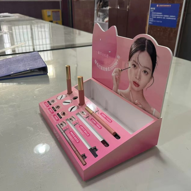 Estantes Expositores de Cartón para Cosméticos y Cajas de Embalaje para Maquillaje