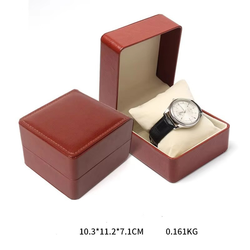 Caja de Regalo de Lujo para Reloj Individual de Cuero PU