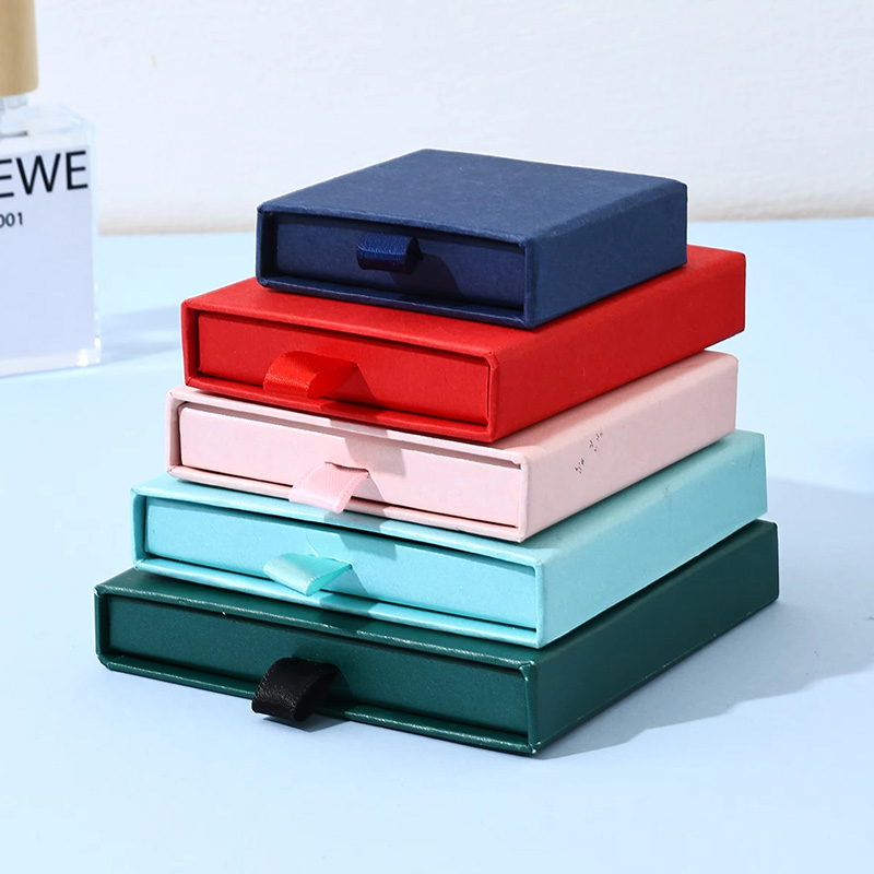 Caja Deslizante de Cartón para Joyería para Anillos, Collares, Pulseras y Brazaletes