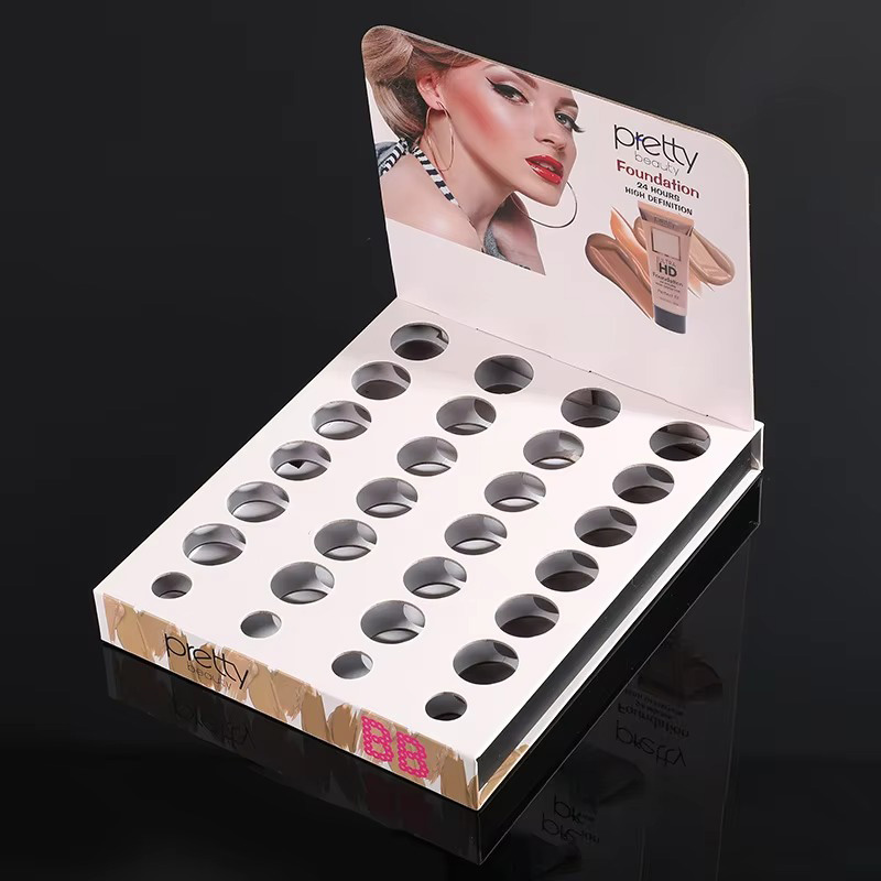 Caja Vacía para Cosméticos con Bandeja para Sombras de Ojos de Cartón y Logotipo Personalizado