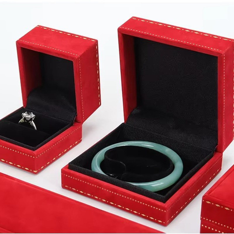 Cajas Rígidas de Terciopelo con Estampado en Oro, Ecológicas y Reutilizables para Joyería