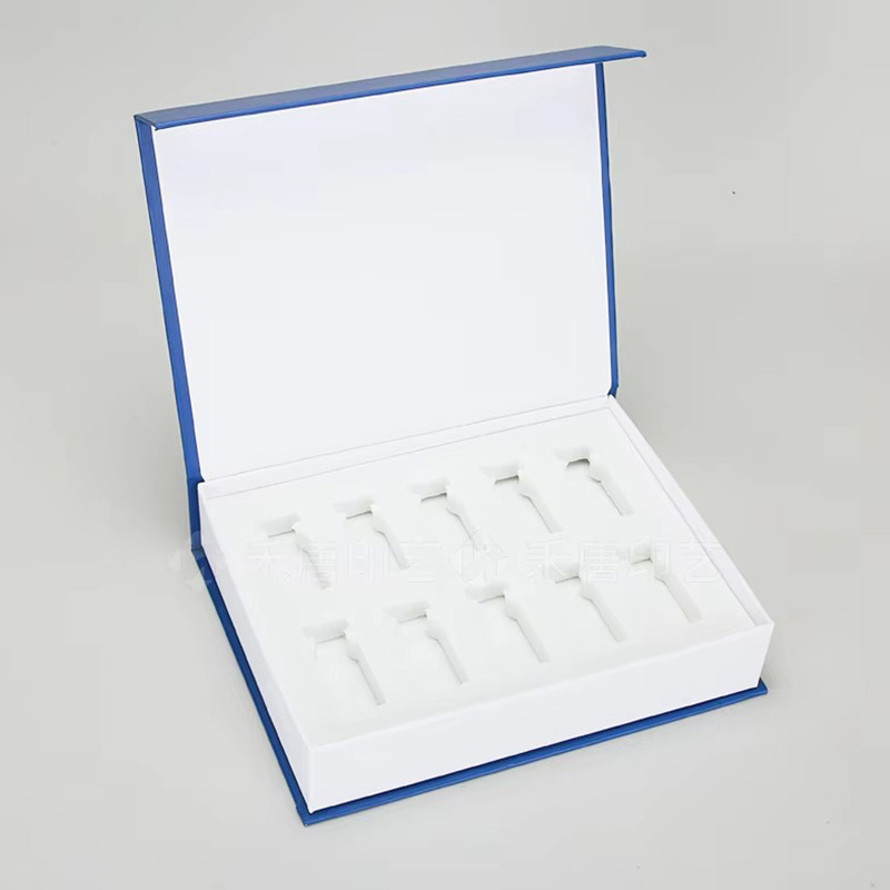 Caja de Regalo de Cartón para Sets de Cuidado de la Piel con Tapa Abatible e Impresión a Color