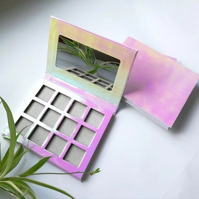 Estuche de Embalaje de Cartón Vacío DIY para Sombras de Ojos y Maquillaje en Múltiples Opciones