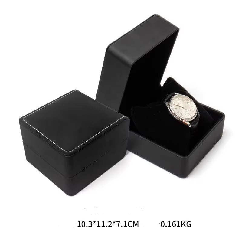 Caja de Regalo de Lujo para Reloj Individual de Cuero PU