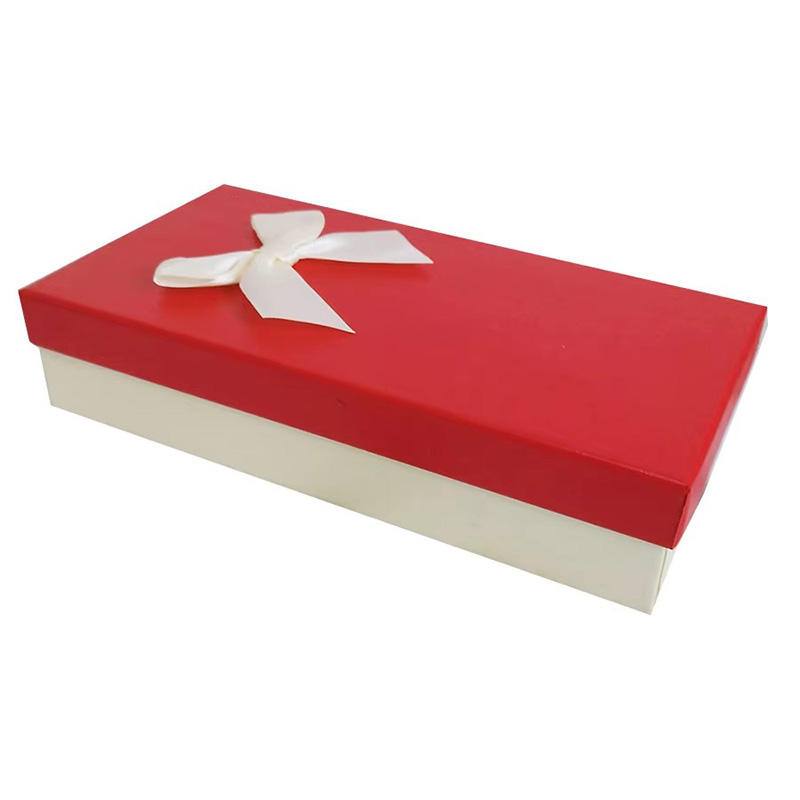 Caja de Regalo Multifuncional Pequeña de Cartón con Lazo de Cinta