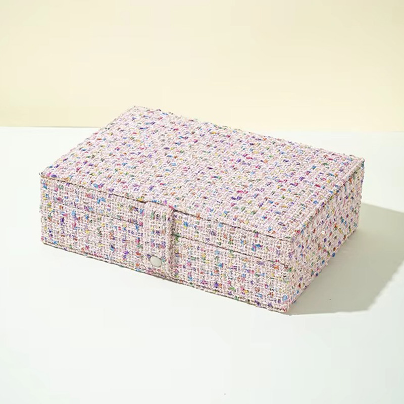 Caja Organizadora para Juegos de Joyería Estilo Chanel