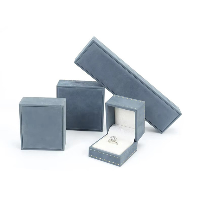 Cajas Rígidas de Terciopelo con Estampado en Oro, Ecológicas y Reutilizables para Joyería
