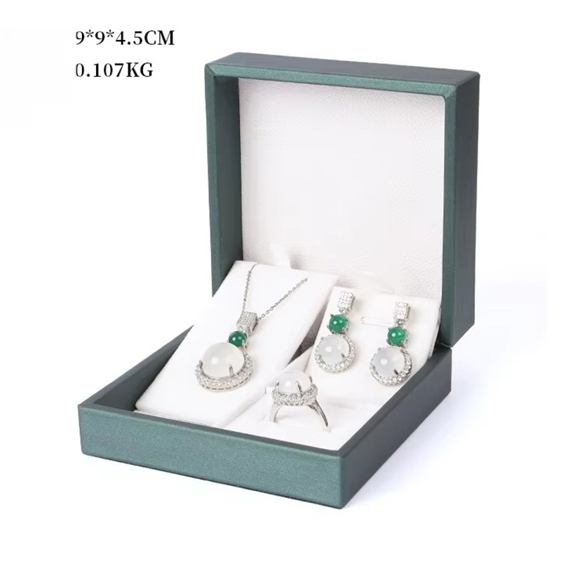 Caja de Regalo Rígida para Joyería de Papel Artístico Gofrado