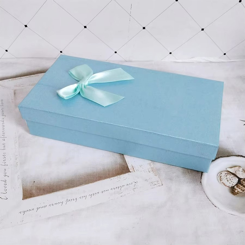 Caja de Regalo Multifuncional Pequeña de Cartón con Lazo de Cinta
