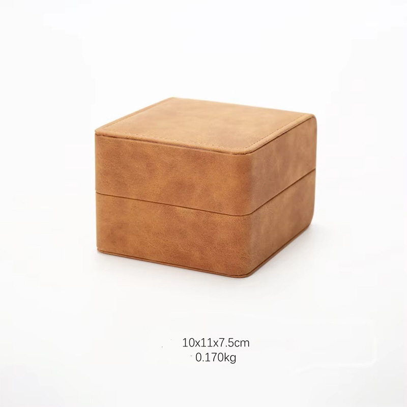 Estuche Expositor Duradero para Reloj Individual de Cuero PU