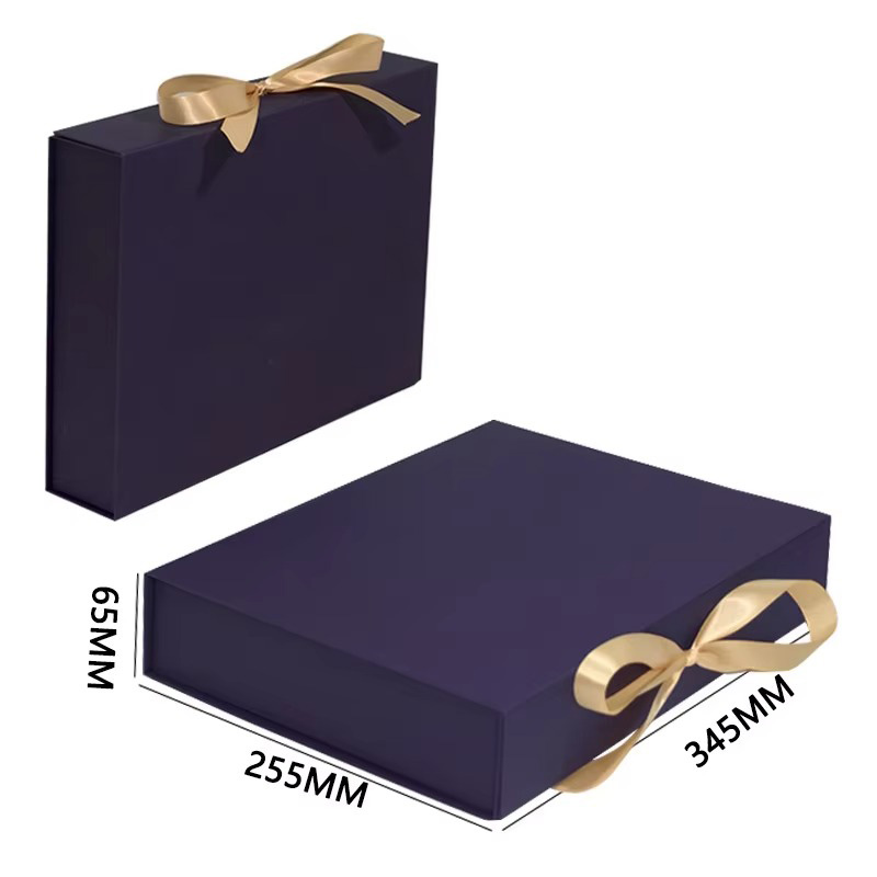 Caja de Embalaje para Ropa de Papel Plegable de Lujo con Cinta