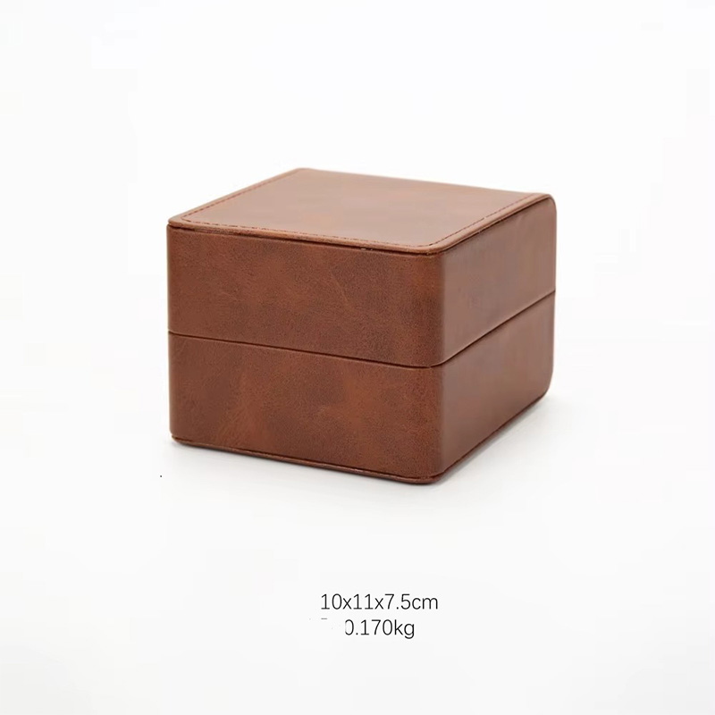 Estuche Expositor Duradero para Reloj Individual de Cuero PU