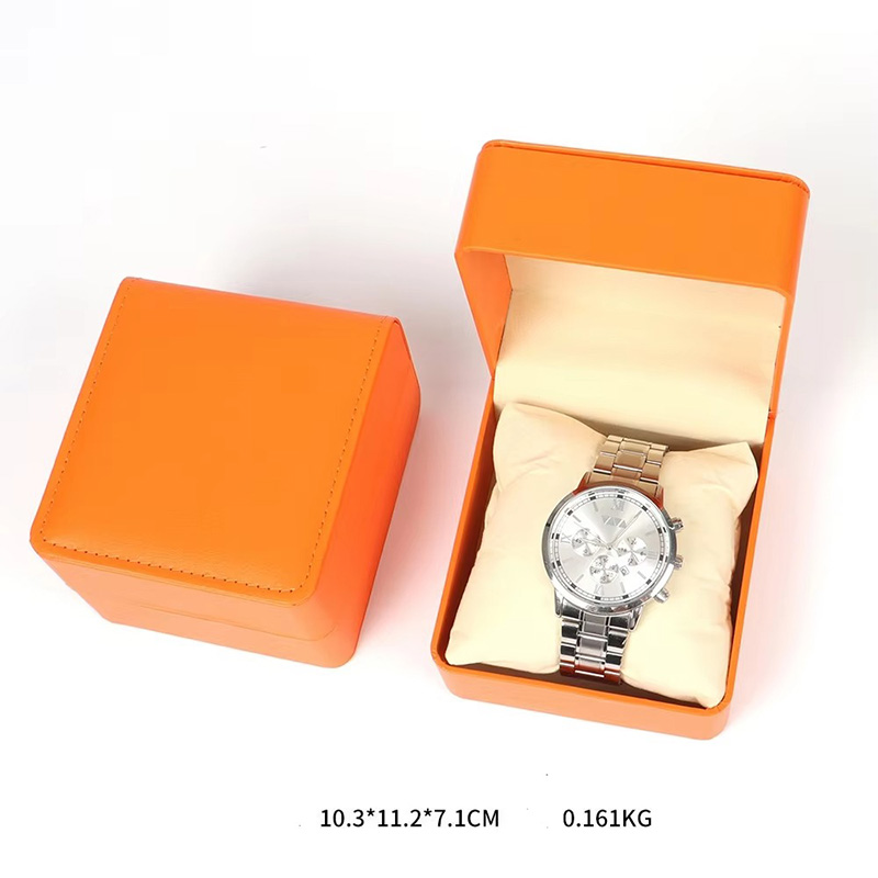 Caja de Regalo de Lujo para Reloj Individual de Cuero PU