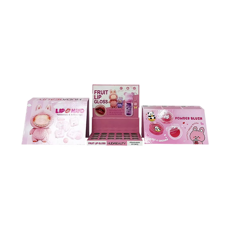 Expositor de Sobremesa de Cartón para Cajas de Regalo de Cosméticos