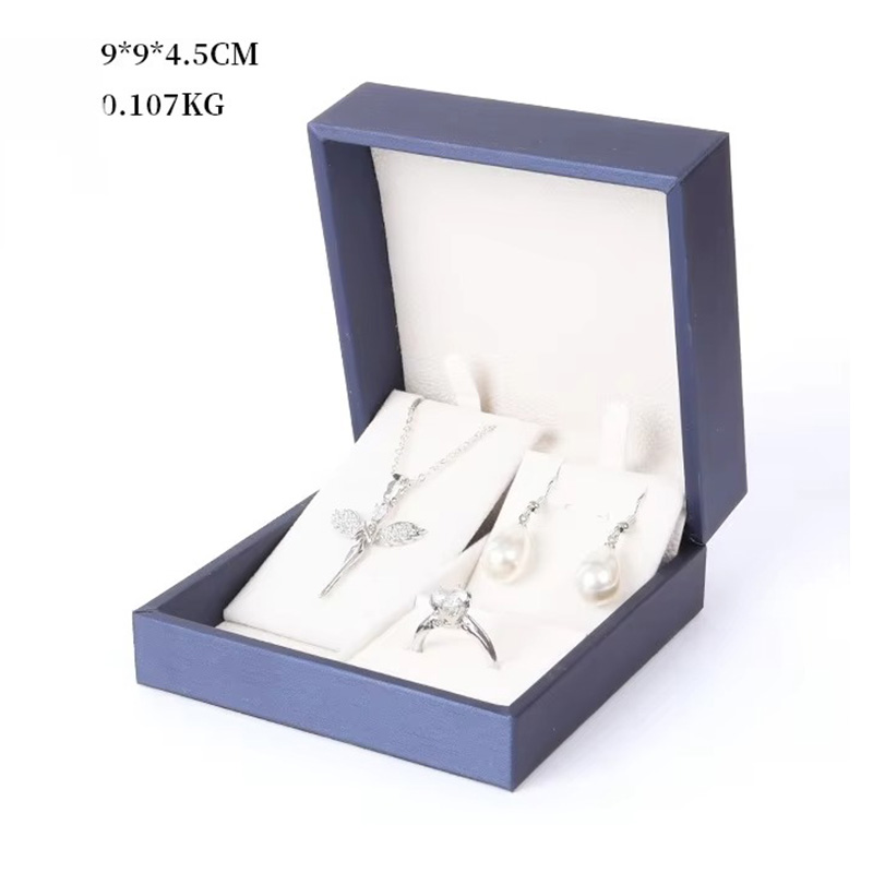 Caja de Regalo Rígida para Joyería de Papel Artístico Gofrado