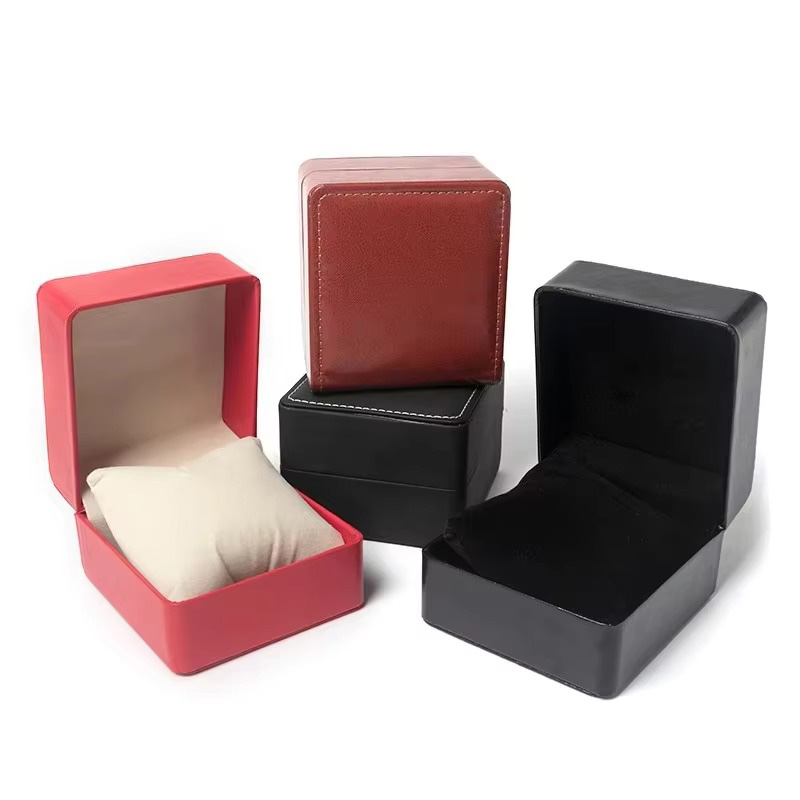Caja de Regalo de Lujo para Reloj Individual de Cuero PU