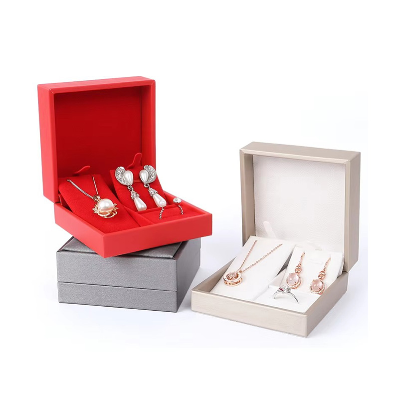 Caja de Regalo Rígida para Joyería de Papel Artístico Gofrado
