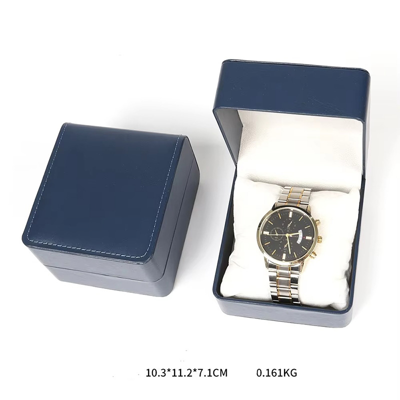 Caja de Regalo de Lujo para Reloj Individual de Cuero PU