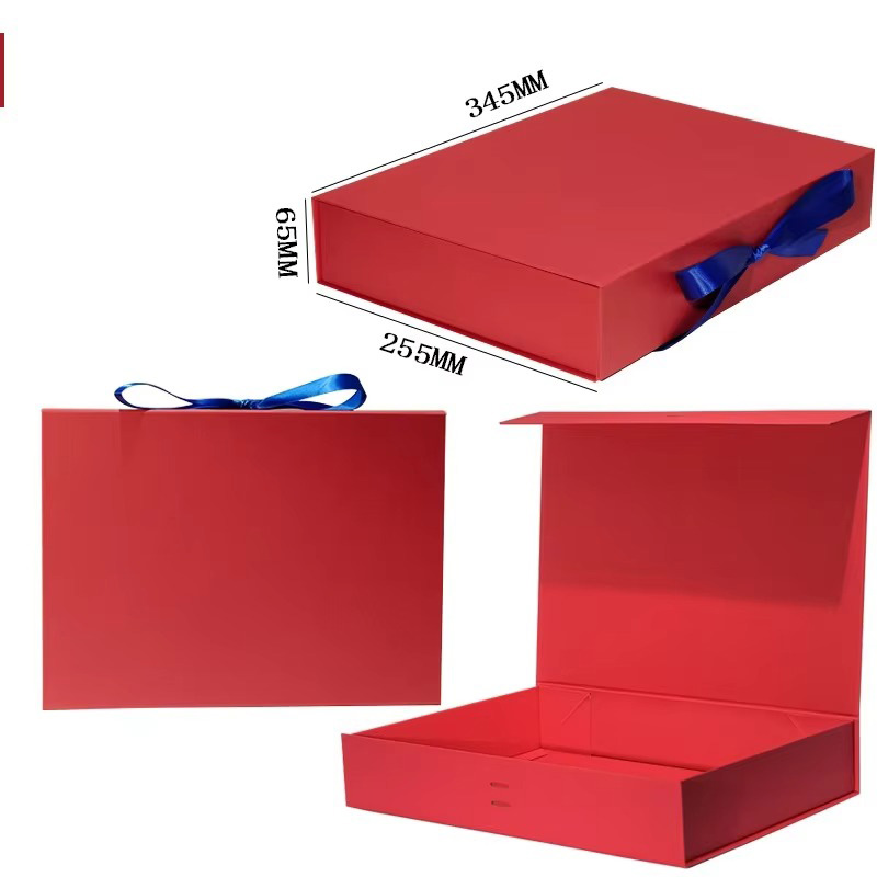 Caja de Embalaje para Ropa de Papel Plegable de Lujo con Cinta