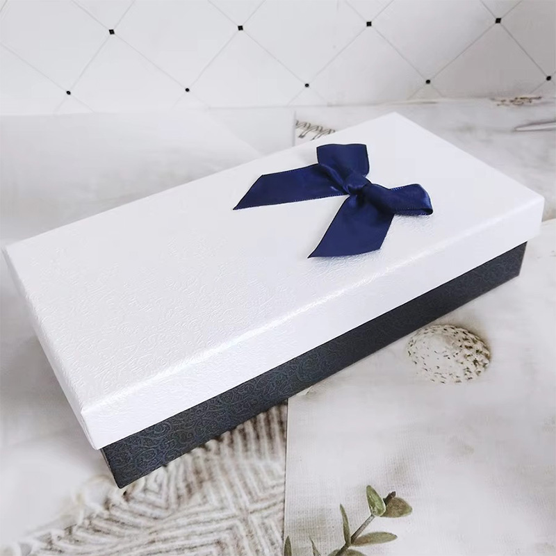 Caja de Regalo Multifuncional Pequeña de Cartón con Lazo de Cinta