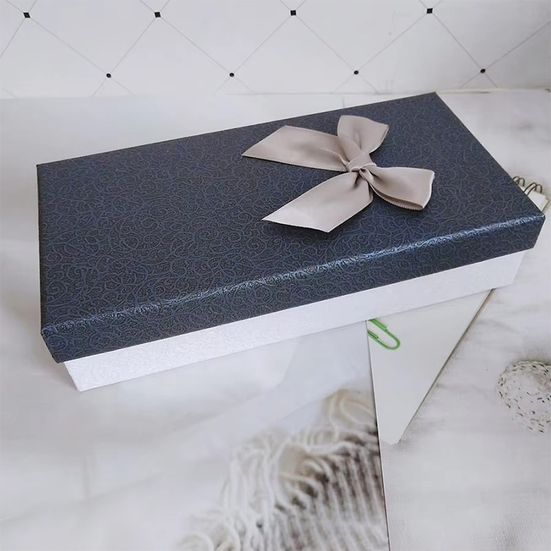 Caja de Regalo Multifuncional Pequeña de Cartón con Lazo de Cinta