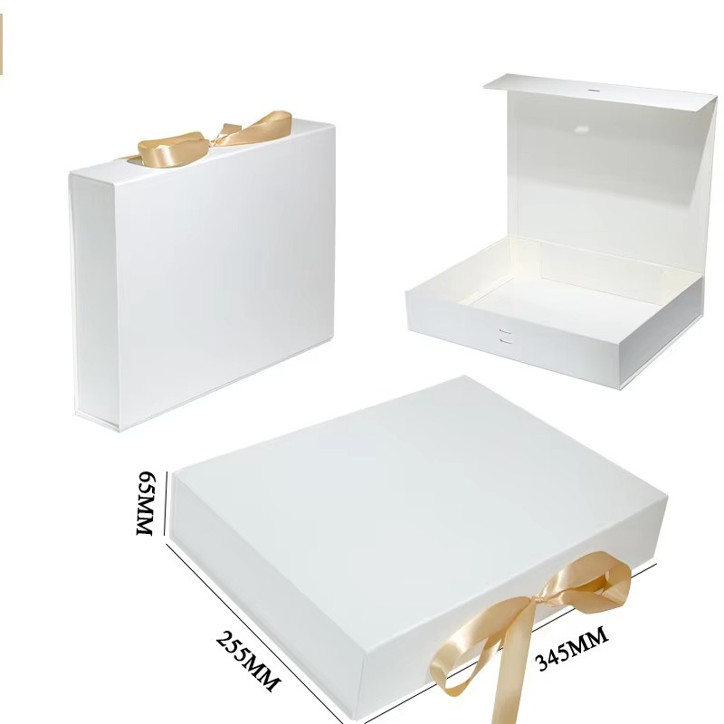 Caja de Embalaje para Ropa de Papel Plegable de Lujo con Cinta