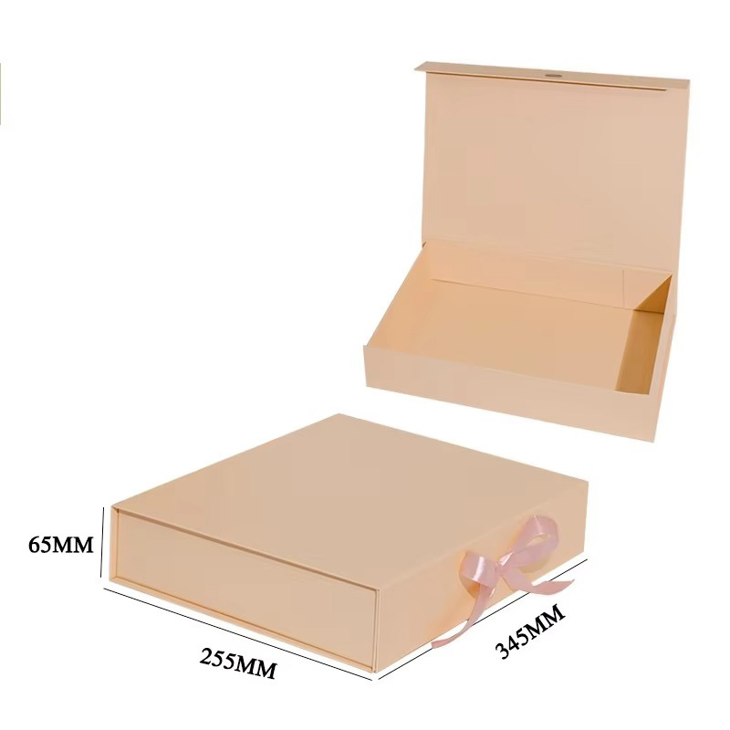 Caja de Embalaje para Ropa de Papel Plegable de Lujo con Cinta